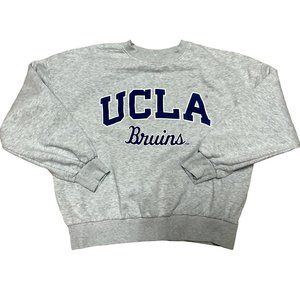 GRAY UCLA BRUINS SWEATSHIRT SZ S GRAY FLEECE CREW NECK H&M LABEL UNISEX